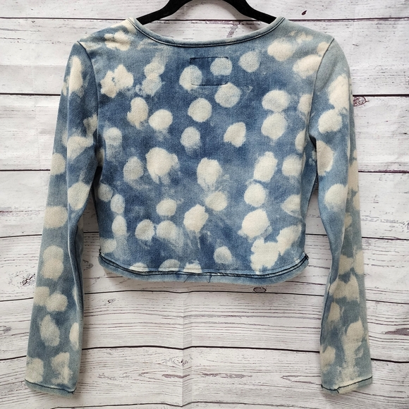 Bazi Women Shirt/Jacket Upcycle Jean Denim Cotton - Picture 3 of 9